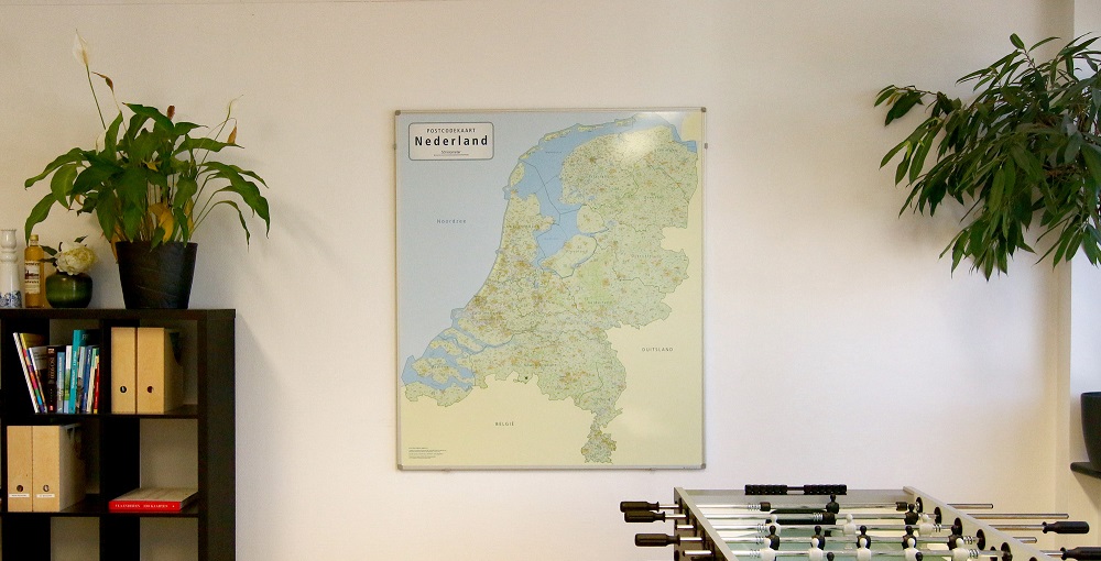 Voorbeeld wandkaart